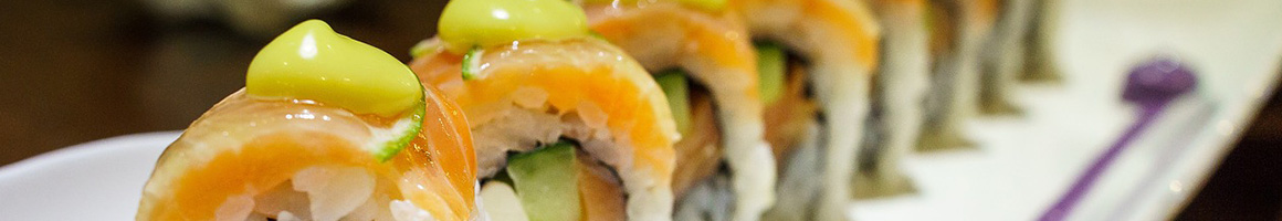 Eating Japanese Sushi at Mr Fuji Sushi & Hibachi - Clifton Park restaurant in Clifton Park, NY.